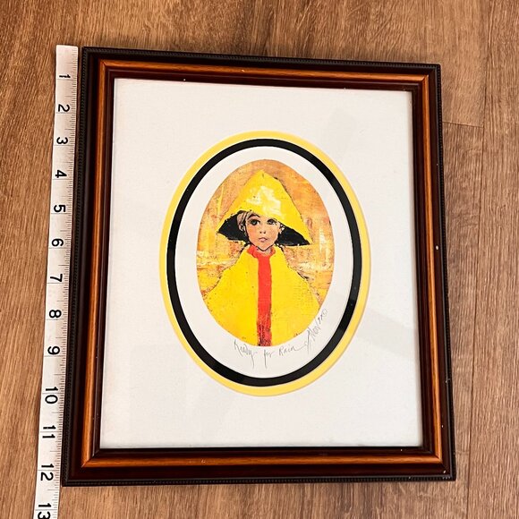 Patricia Buckley Moss Ready For Rain Signed Lithograph Print - Picture 7 of 11